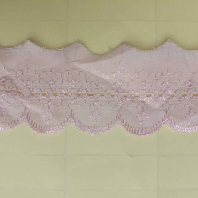 Jual RK199 Renda katun pink,ukuran 4,8cm.(permeter) | Shopee Indonesia