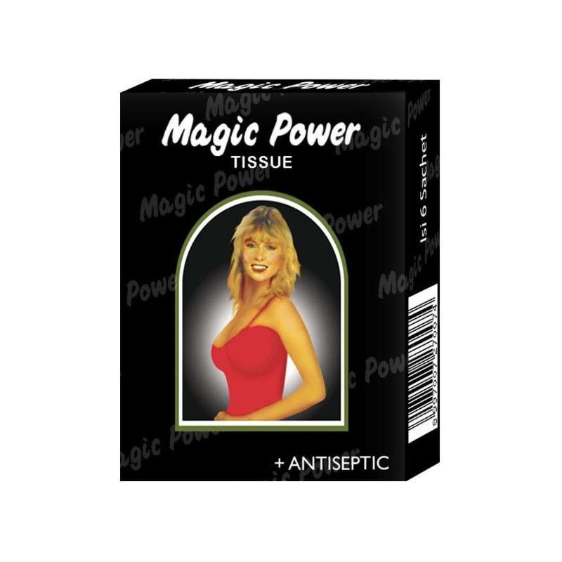 Jual Magic Power Hitam Tissue Antiseptic Tisu Anti Septik Isi 6 ...