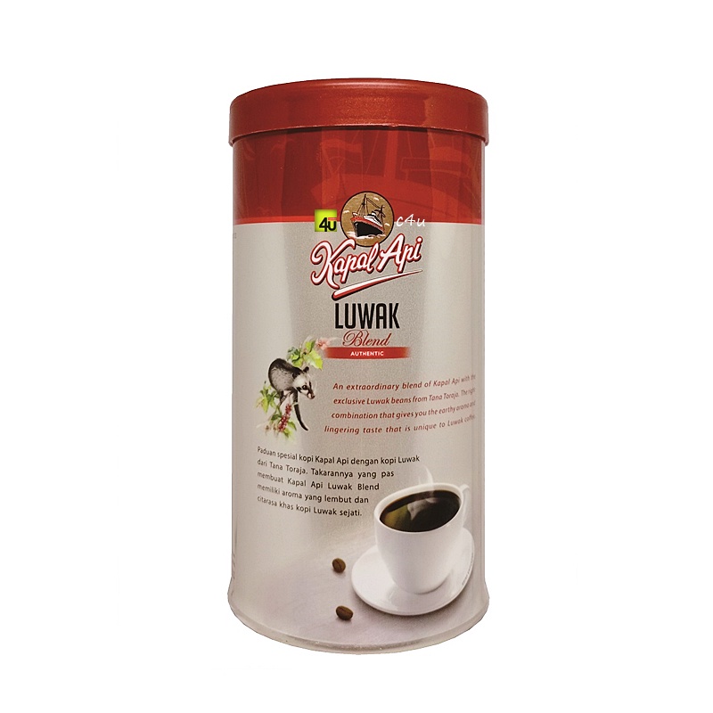 Jual Kapal Api - MORNING BLEND / LUWAK BLEND - 200 gr KALENG | Shopee ...