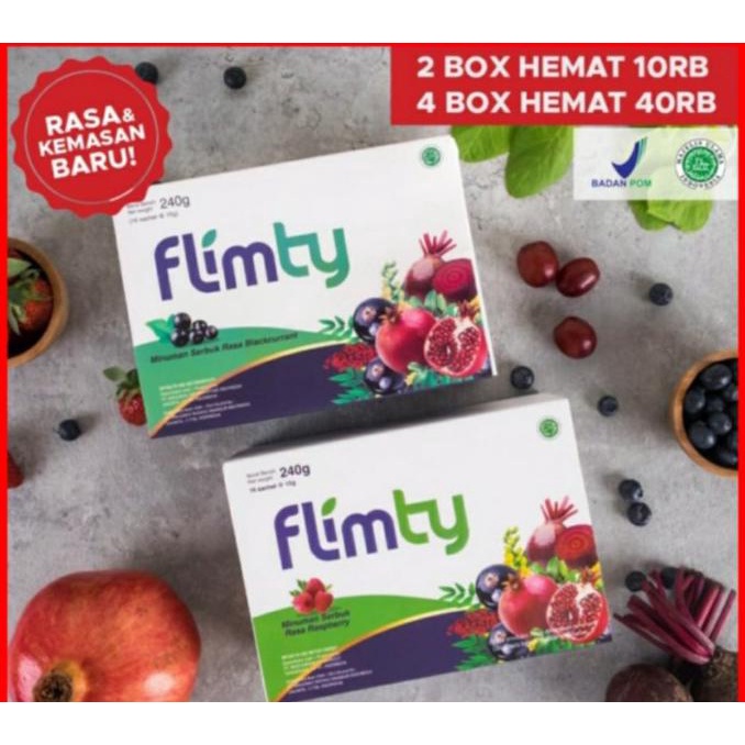 Jual Flimty Fiber Box Original Pelangsing Tubuh Detox Diet Memperlancar ...