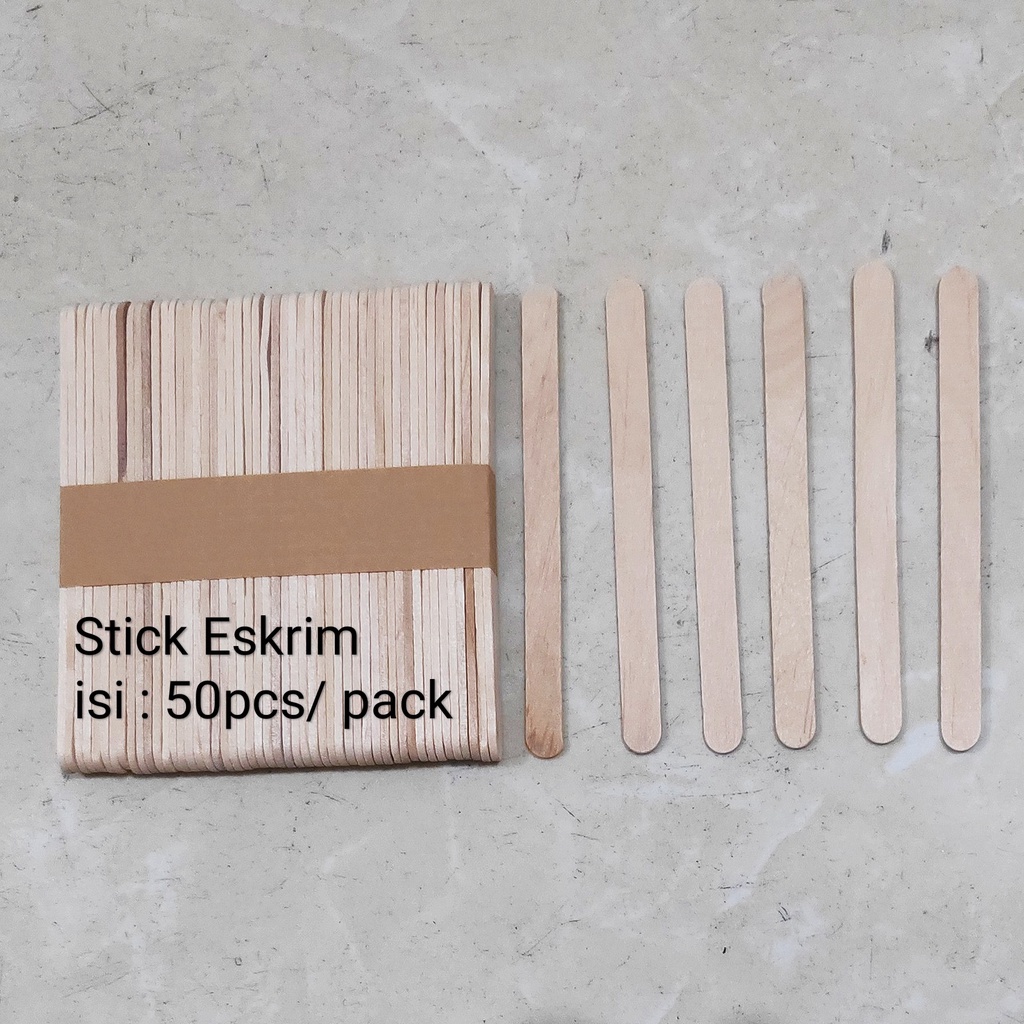 Jual Stick Es Krim Stick Kayu Isi Pcs Shopee Indonesia