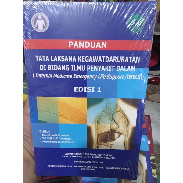 Jual Panduan Tata Laksana Kegawatdaruratan Di Bidang Ilmu Penyakit Dalam Ori Shopee Indonesia