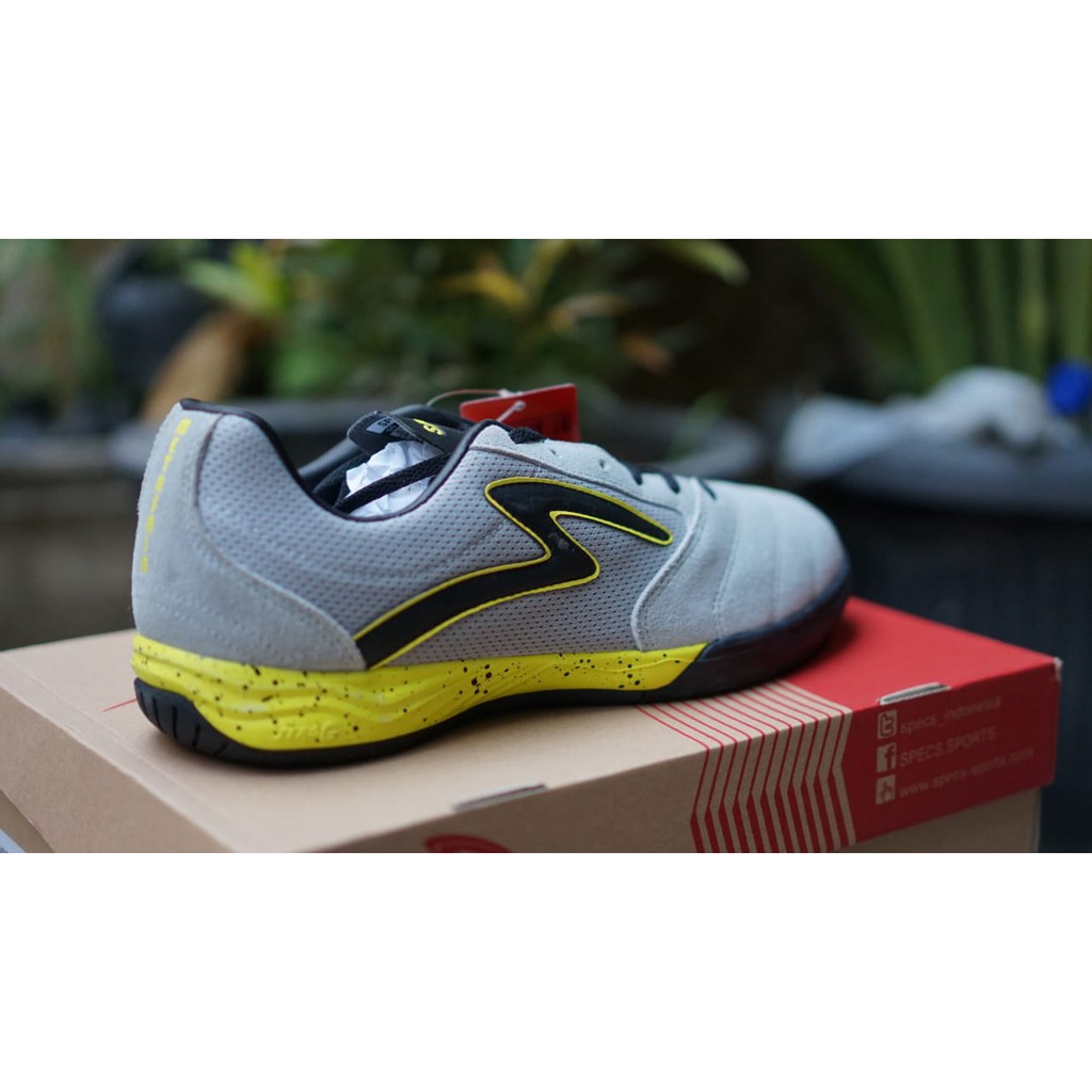 Jual SEPATU FUTSAL METASALA RIVAL - PALONA GREY/SOLAR SLIME/BLACK ...