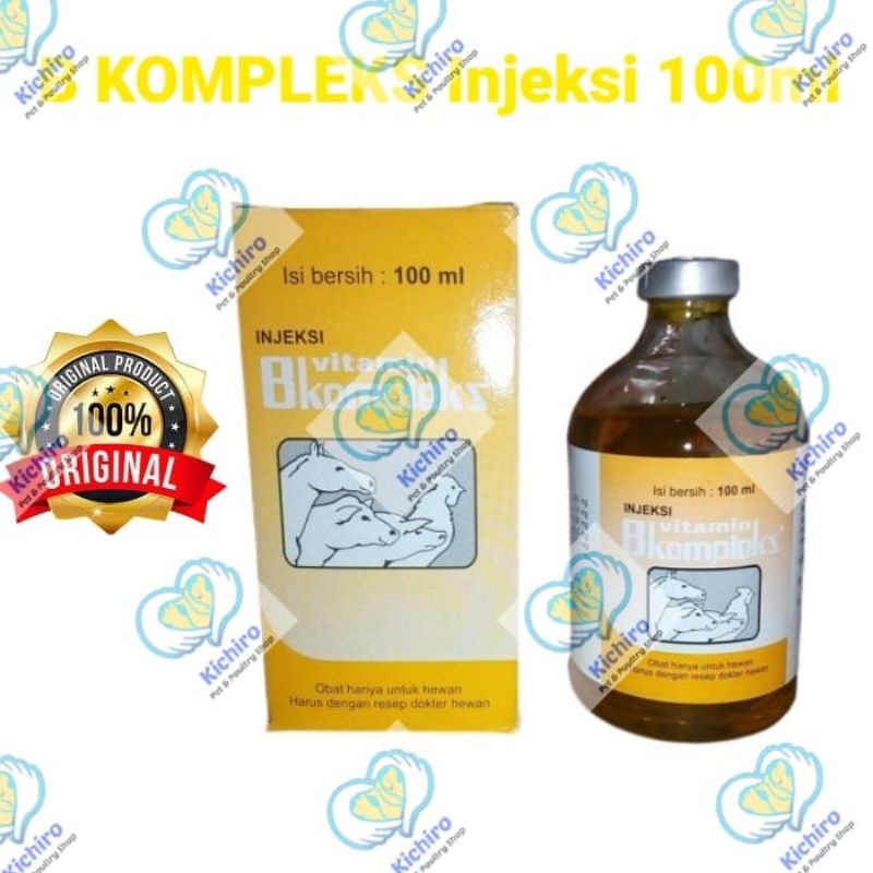 Jual Vitamin B Kompleks Injeksi 100 Ml Medion B Complex Ayam Sapi B ...