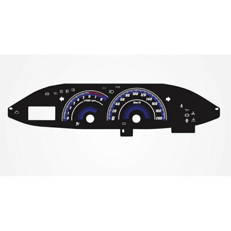 Jual papan panel spedometer|spidometer custom vios gen2 | Shopee Indonesia