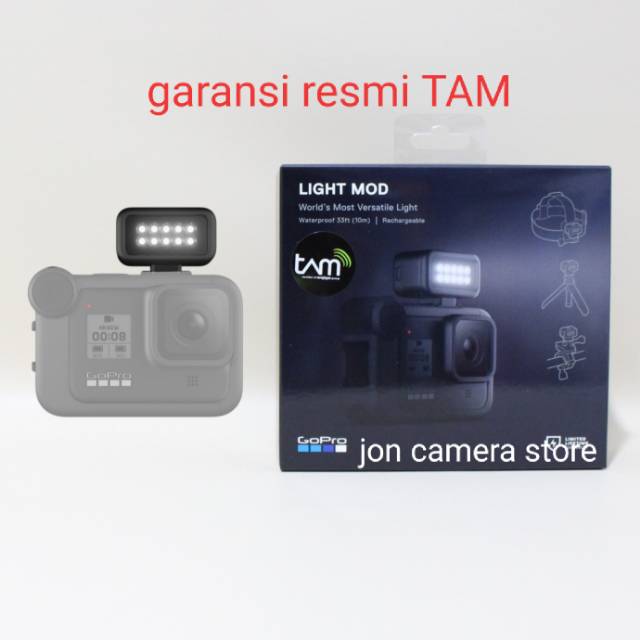 Jual Gopro light mod original garansi resmi tam ( led light for media ...