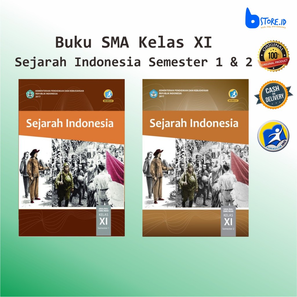 Jual Buku Ajar SMA/K Kelas 11/ SEJARAH INDONESIA SEMESTER 1 DAN 2 ...