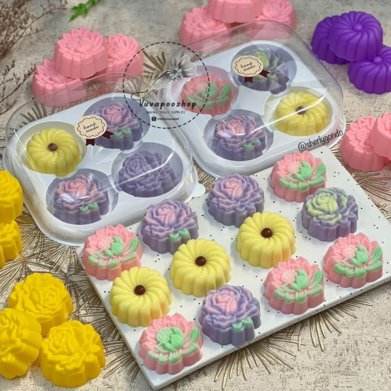 Jual Box Mochi Sekat + Tutup isi 5pcs / Box Plastik Sekat / Dus Kue ...