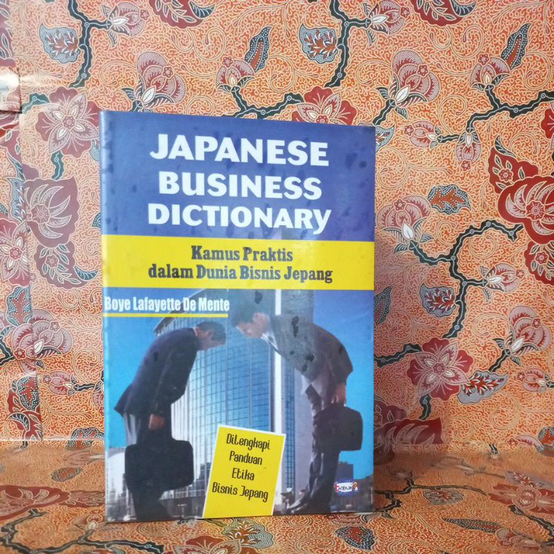 Jual Buku Bahasa - Japanese Business Dictionary (Kamus Praktis dalam ...