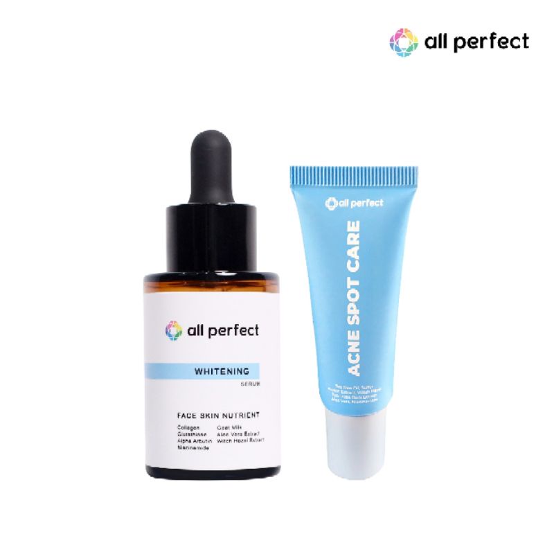 Jual All Perfect Bundling Package (Whitening Serum dan Acne Spot Care ...