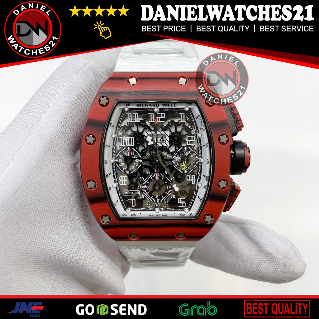 Jual JAM TANGAN MODEL 011 FELIPE MASSA ANPG-EA/001 RED CARBON (KV ...