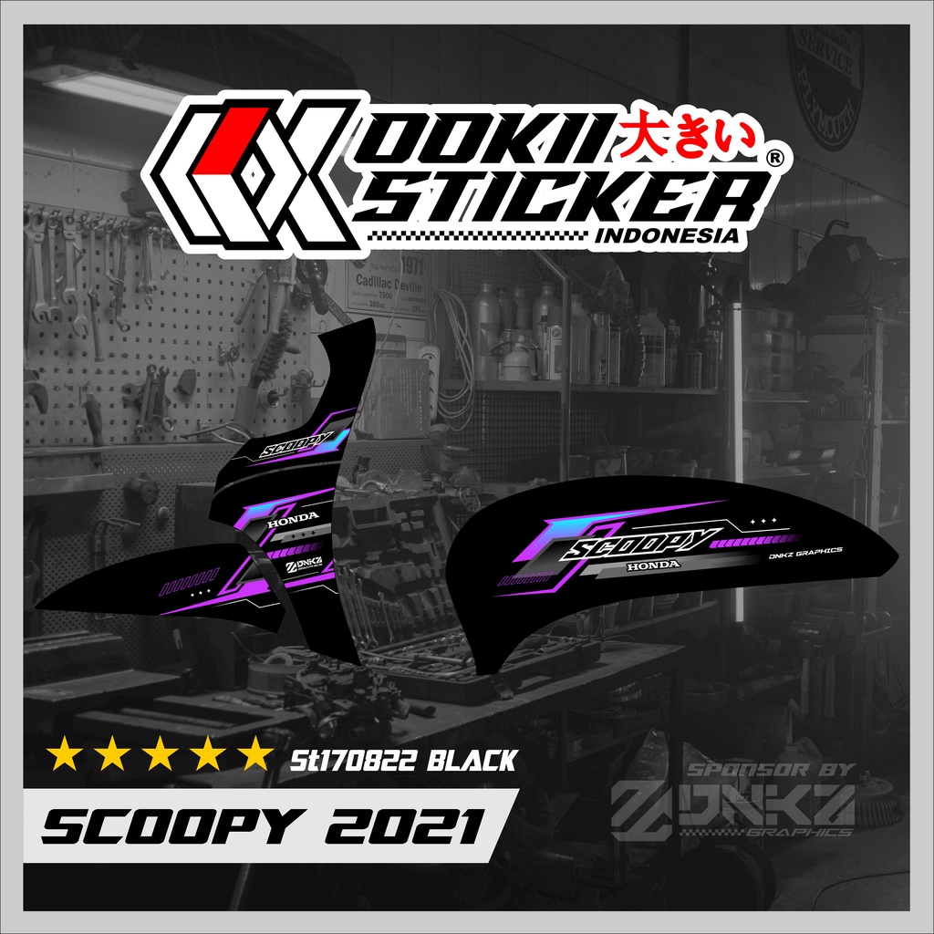Jual Stiker Scoopy New 2021 Decal Striping Scoopy 2021 Premium Racing ...