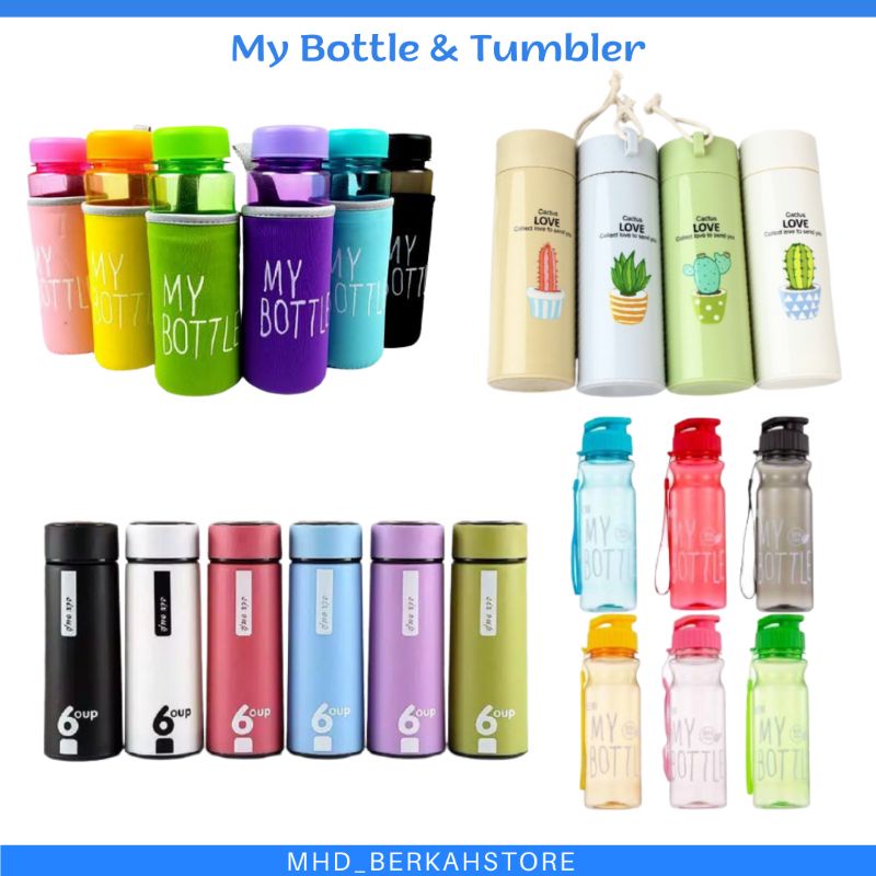 Jual My Bottle Botol Minum BPA Free Sport & Pouch | Termos Tumbler ...