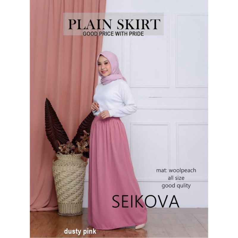 Jual REAL PICT - Rok Wolfis Premium panjang tidak nggantung / Rok basic ...
