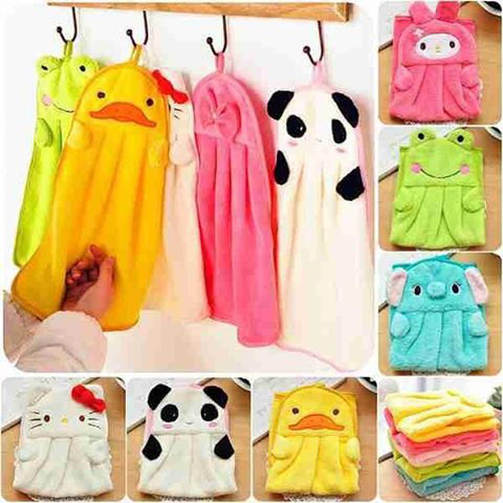 Jual Hand Towel Animal Cute/Handuk Lap Tangan Karakter/Kain Lap Tangan