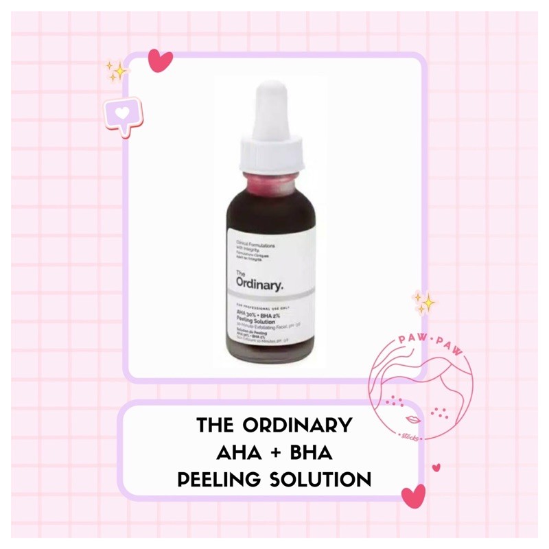 Jual the ordinary aha 30% bha 2% peeling solution | Shopee Indonesia