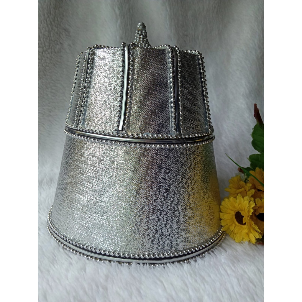 Jual Kuluk Silver Monte Topi Aksesories Pengantin atau Adat Jawa ...