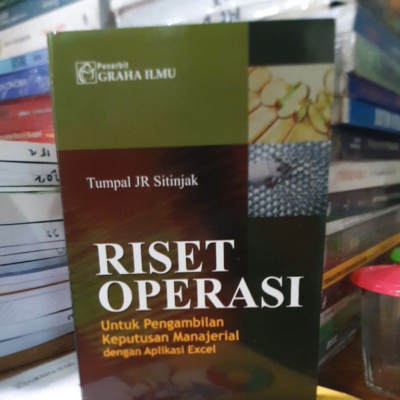 Jual riset operasi untuk pengambilan keputusan manajerial dengan ...