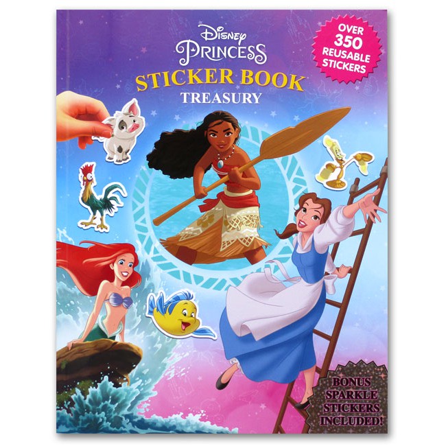 Jual Sticker Book Treasury DISNEY PRINCESS With Over 350 Reusable ...