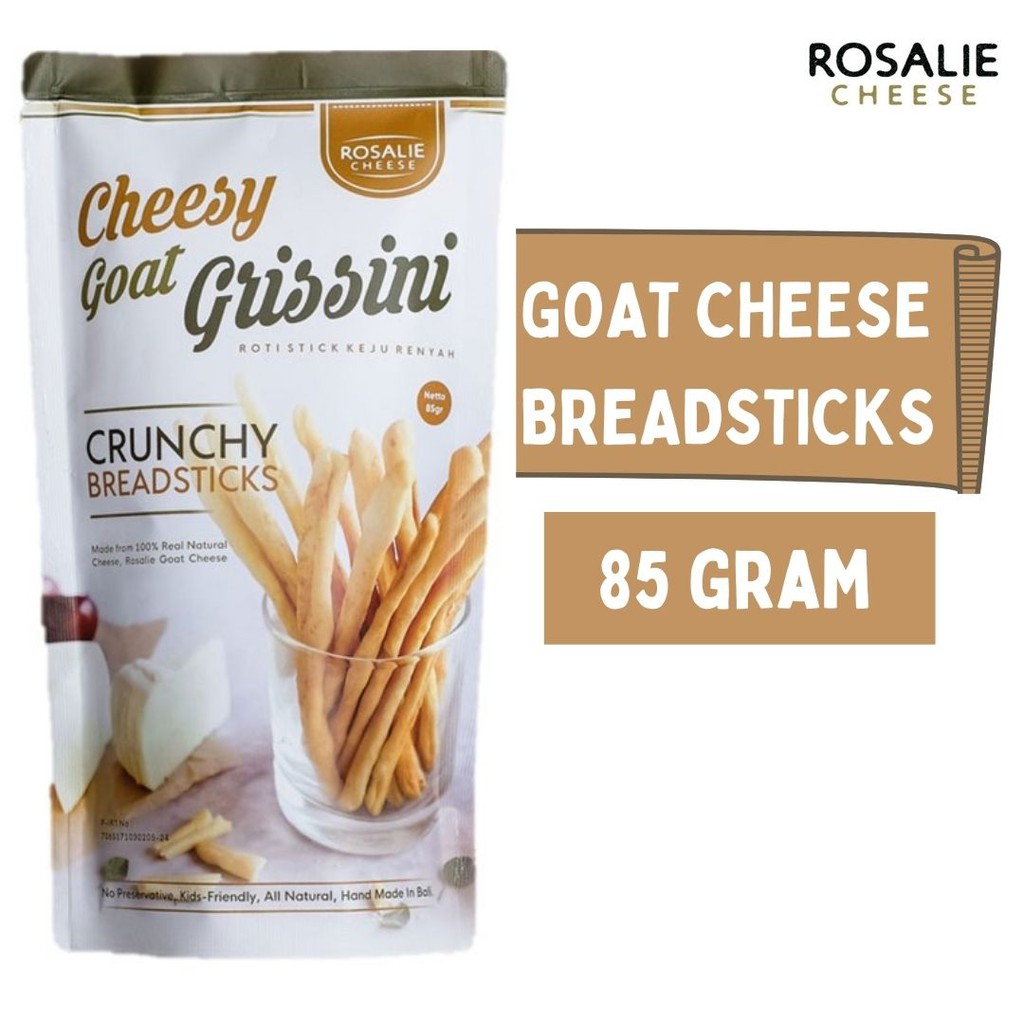 Jual Roti Stick Keju Renyah - dengan 100% Rosalie Goat Cheese - 85 gr ...