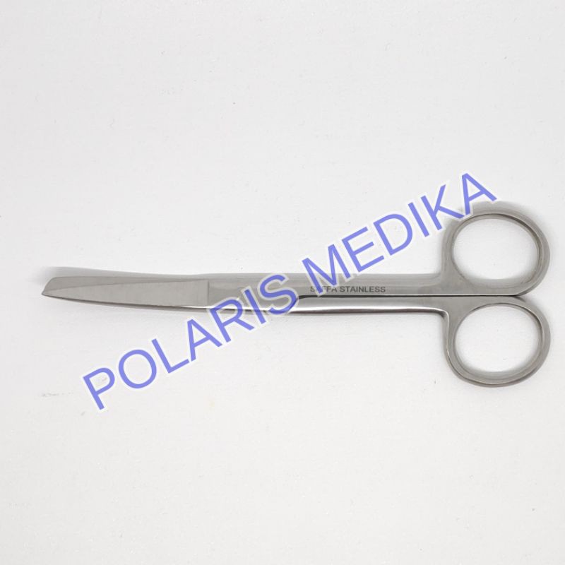 Jual Gunting Operasi Tajam Tumpul Bengkok 14 Cm Operating Scissors Sharp Blunt Curve 14 Cm 