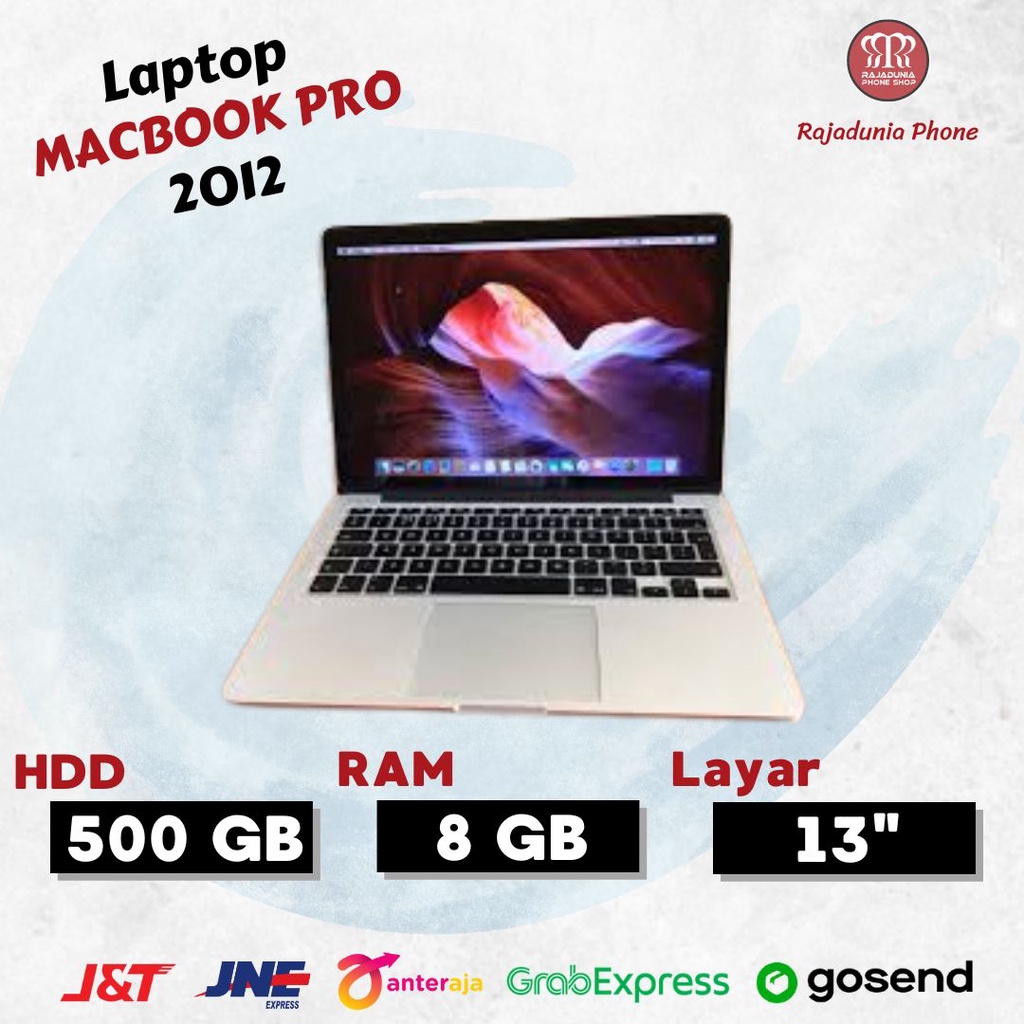Jual Laptop Apple Macbook Pro 2012 Core i5 Layar 13 Inch Siap Pakai ...