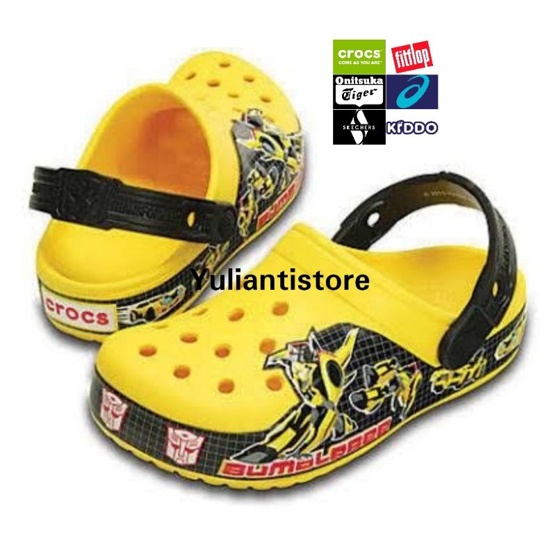 Jual SANDAL CROCS BUMBLEBEE TRANSFORMERS | Shopee Indonesia