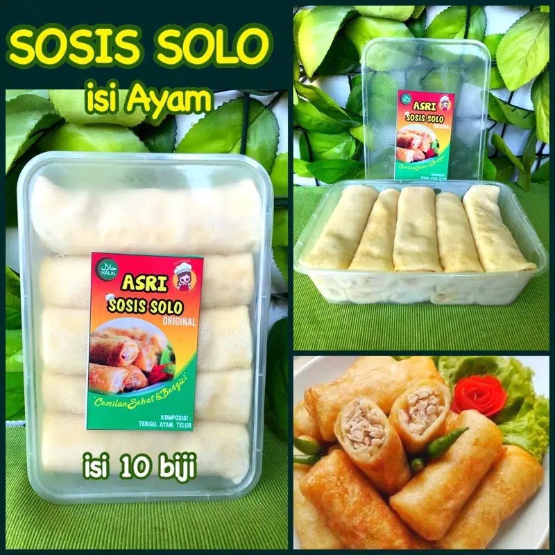 Jual Meil Frozen Sosis Solo Isi 10 Biji Sosis Solo Isi Ayam Frozen