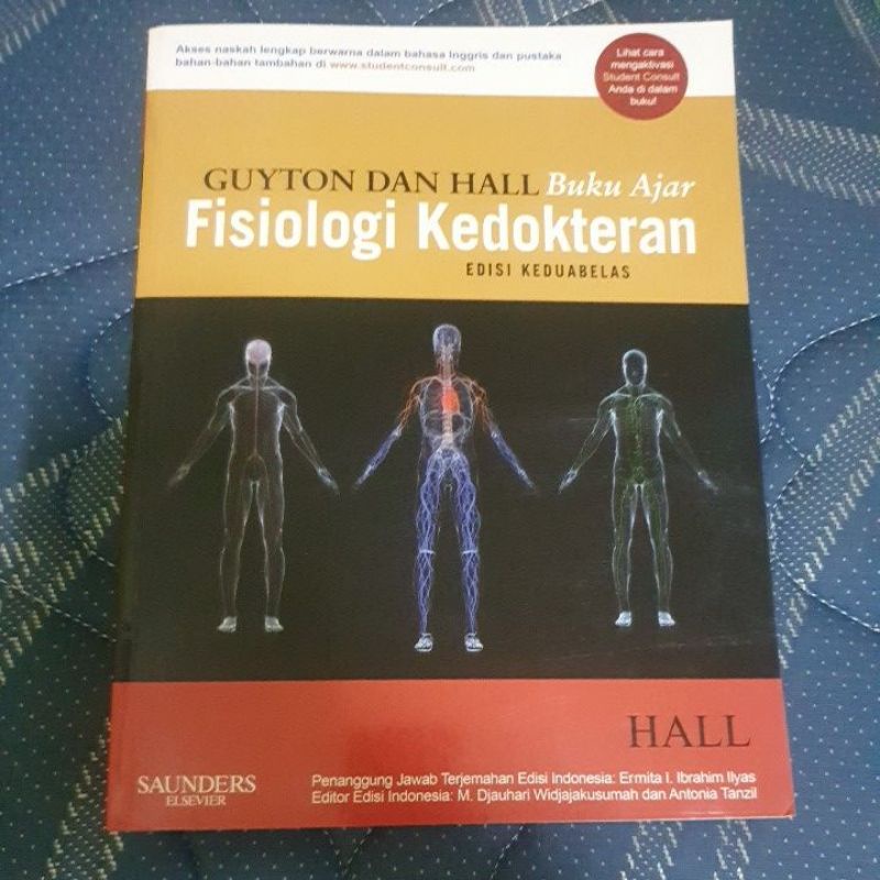 Jual Original Preloved Guyton Dan Hall Buku Ajar Fisiologi Kedokteran Edisi Keduabelas Ed