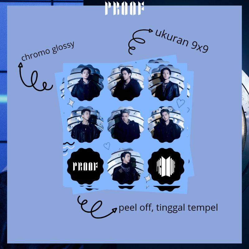 Jual STIKER BTS PROOF PEEL OFF | Shopee Indonesia