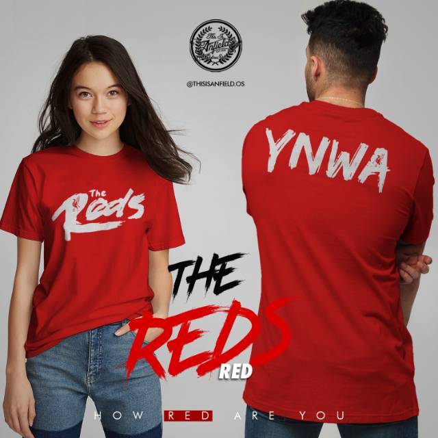 Jual T-SHIRT LIVERPOOL - THE REDS (RED) | Shopee Indonesia