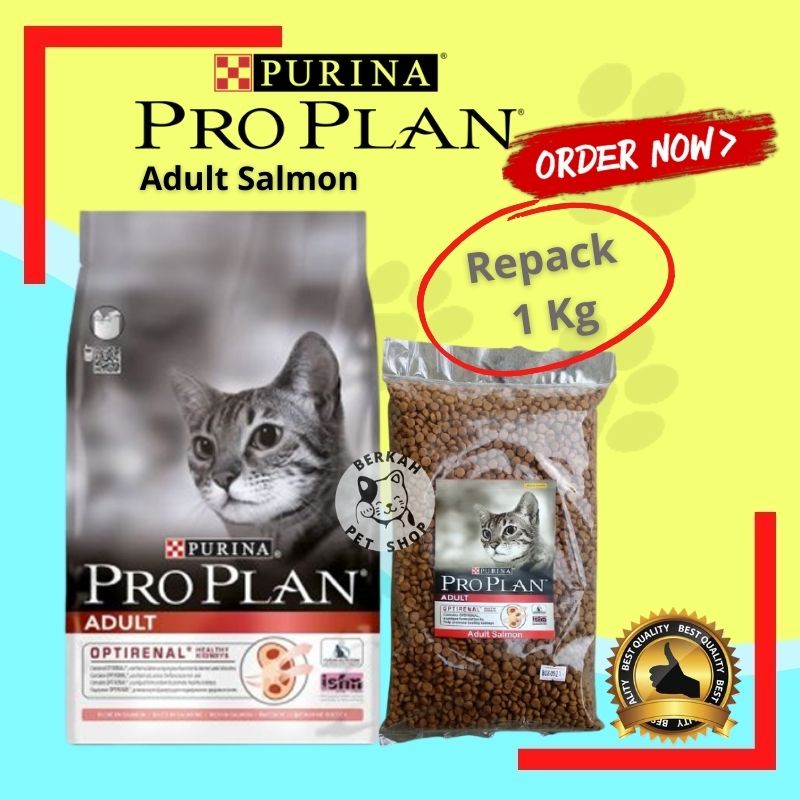 Jual Makanan Kucing Dewasa Kering Repack Kg Pro Plan Adult Salmon