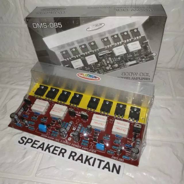 Jual Kit Power Amplifier Stereo Ocl X Watt Dms Shopee Indonesia