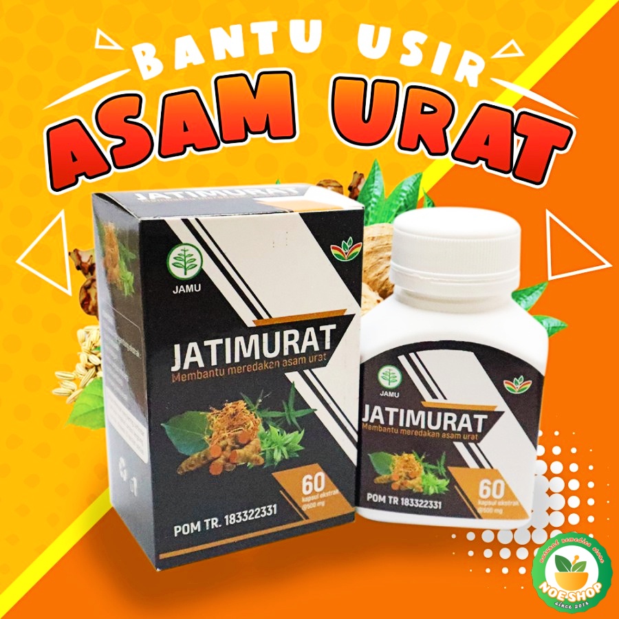 Jual Kapsul Jatimurat Original Herbal Asam Urat Rematik Nyeri Sendi Pegal Linu Encok Dll Bpom 2924