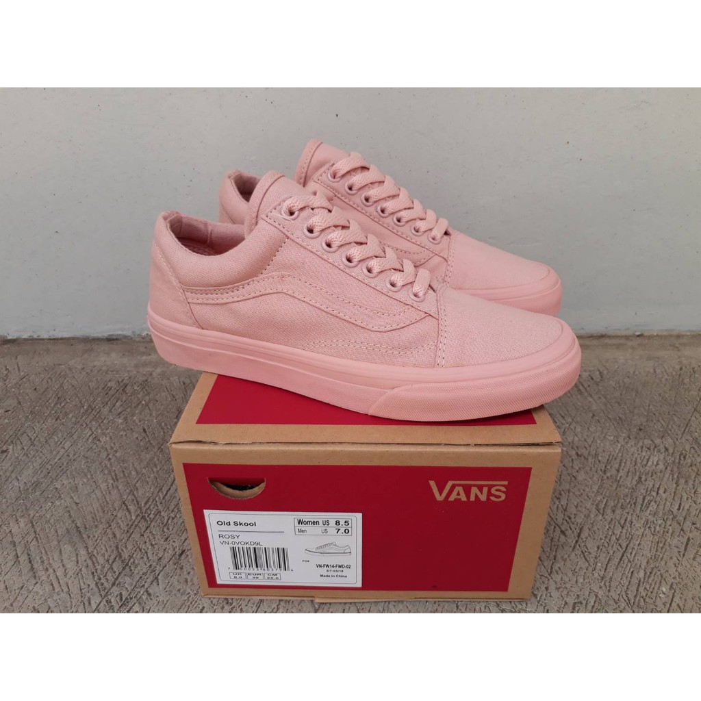 Vans hot sale full pink