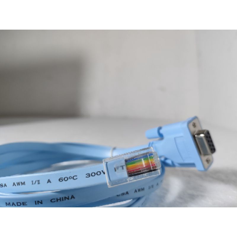 Jual KABEL LAN TO SERIAL DB9 FEMALE Cisco console konektor RJ 46 RS232 ...