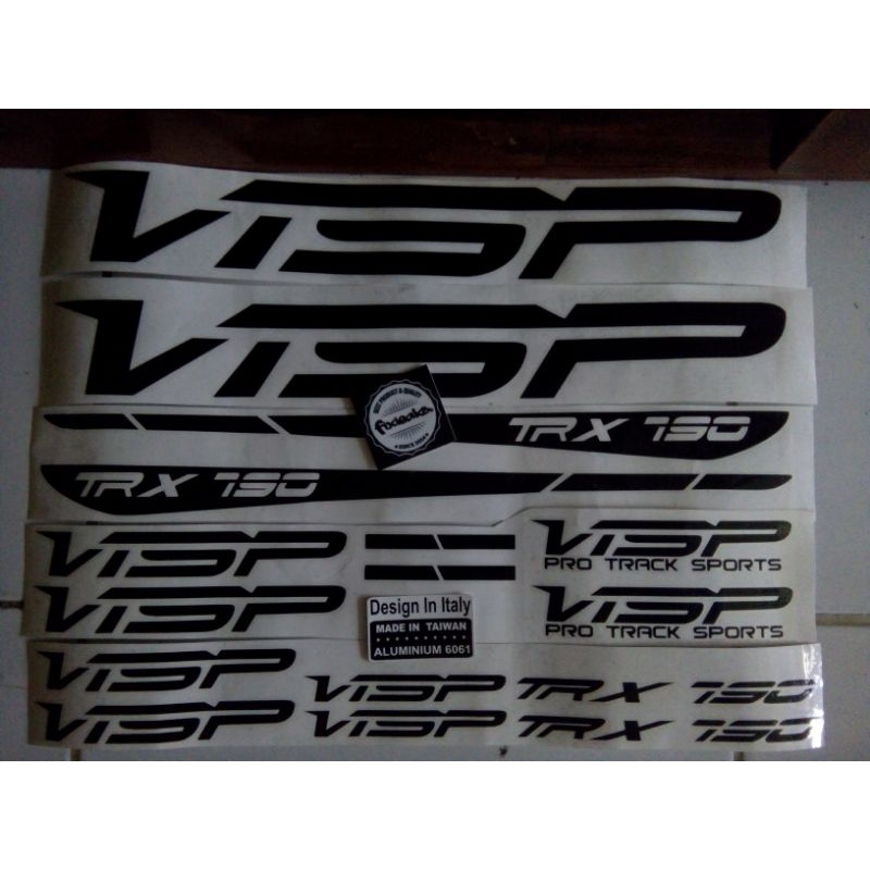 Jual Decal Sticker stiker decals Frame Fixie Soloist 77 Visp | Shopee ...