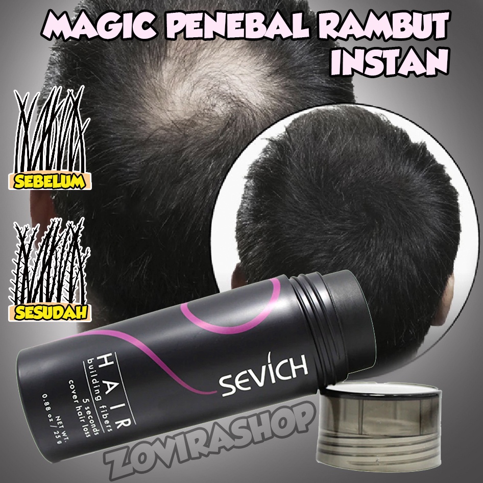 Jual Hair Fiber Powder Pelebat Penebal Rambut Dalam Hitungan Detik ...