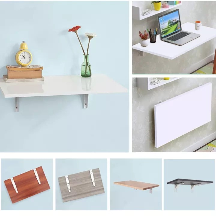 Jual Rak Dinding Papan Ambalan 60 x 40 Cm Bisa Dilipat Tempel Tembok ...