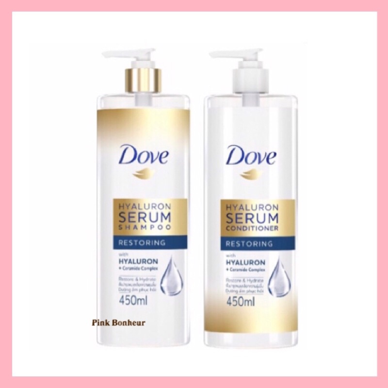 Jual Dove Hyaluron Serum Shampoo Conditioner Restoring & Nourishing