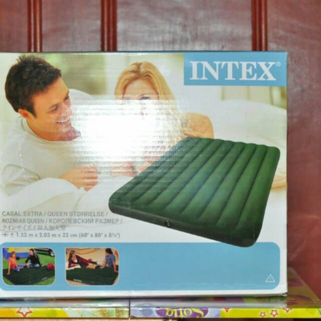 Jual Airbed Merk Intex Ukuran Queen Warna Hijau. | Shopee Indonesia