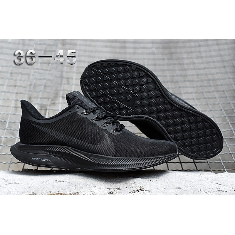 Nike zoom best sale full black