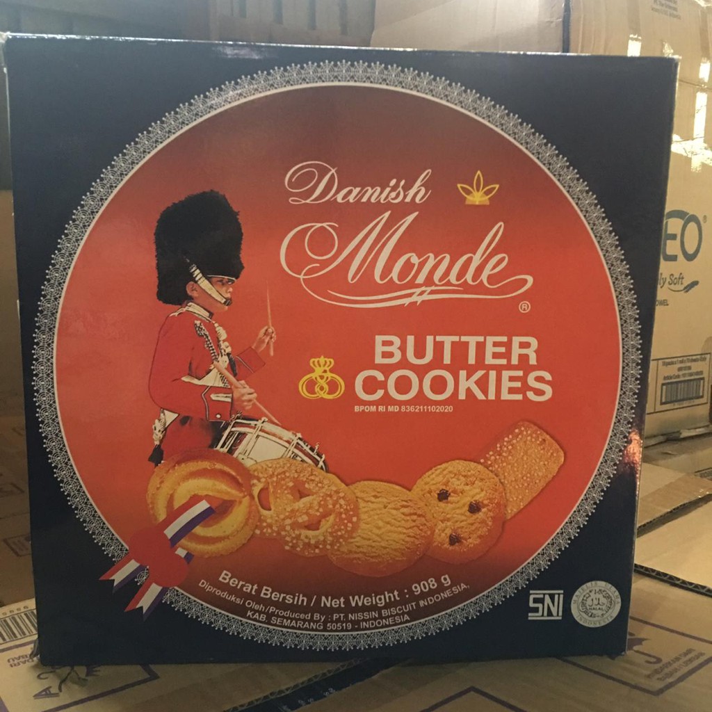 Jual MONDE BUTTER COOKIES 908 GRAM Shopee Indonesia
