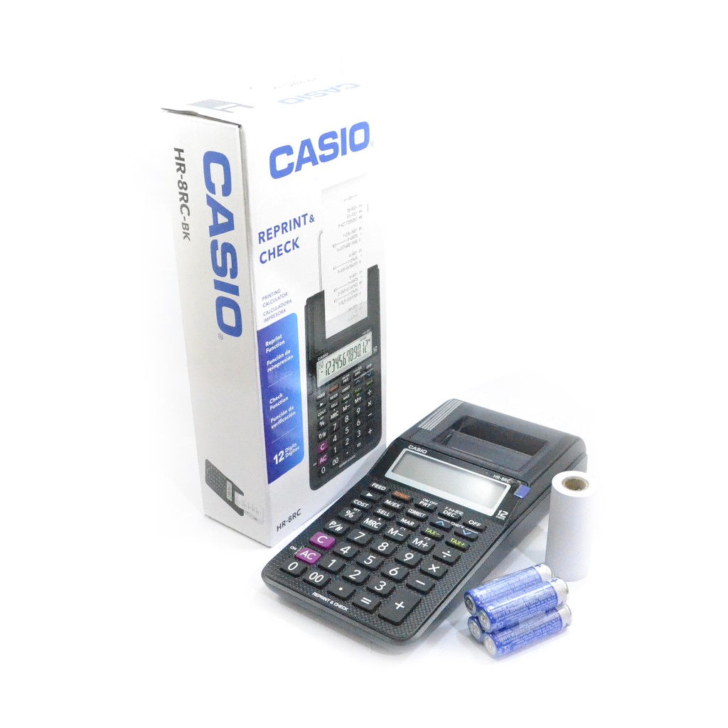 Casio portable printing calculator hot sale