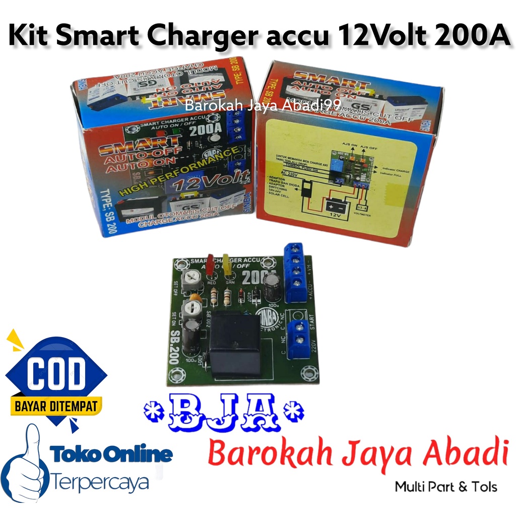 Jual Kit Modul Otomatis Smart Charger Aki Cas Accu Pintar A Shopee Indonesia