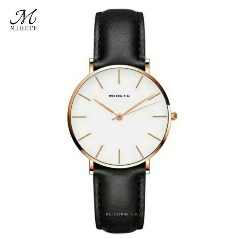 Jual MIRETE TALI KULIT ORIGINAL FASHION WATCH WANITA TAHAN AIR_jam ...