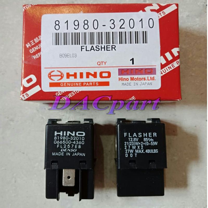 Jual FLASHER SEN RELAY LAMPU SEN 12V HINO DUTRO 110 SD DYNASAURUS HT130