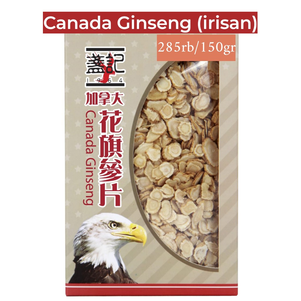 Jual Sliced Canada Ginseng yongsem / hua qi shen / panax ginseng
