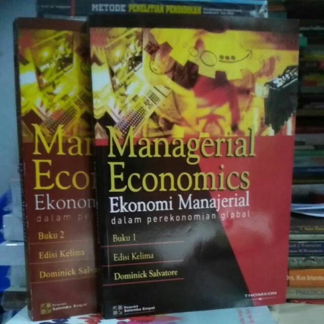 Jual BUKU MANAGERIAL ECONOMICS EKONOMI MANAJERIAL DALAM PEREKONOMIAN ...