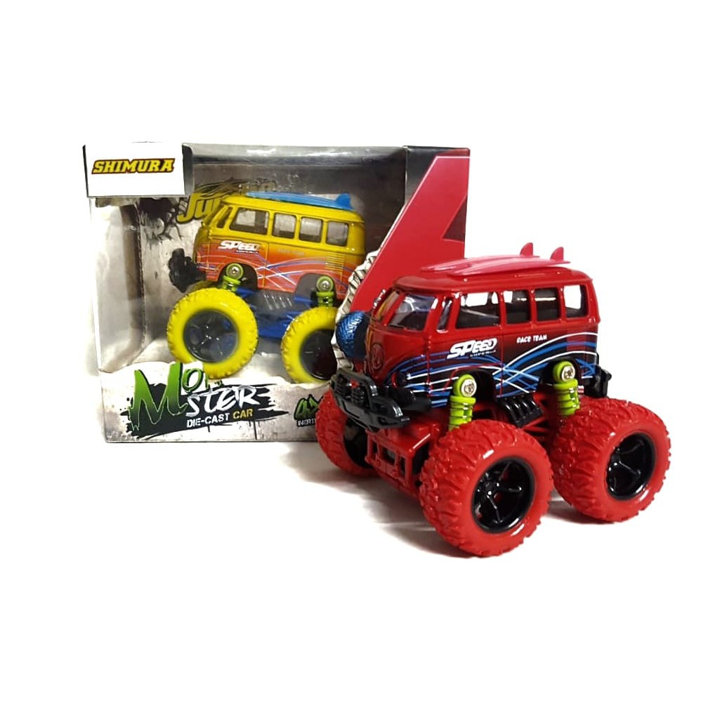 Jual Mainan Mobil Diecast Monster VW Bigfoot 4x4 Shimura | Shopee Indonesia